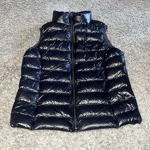 Black Puffer Vest.